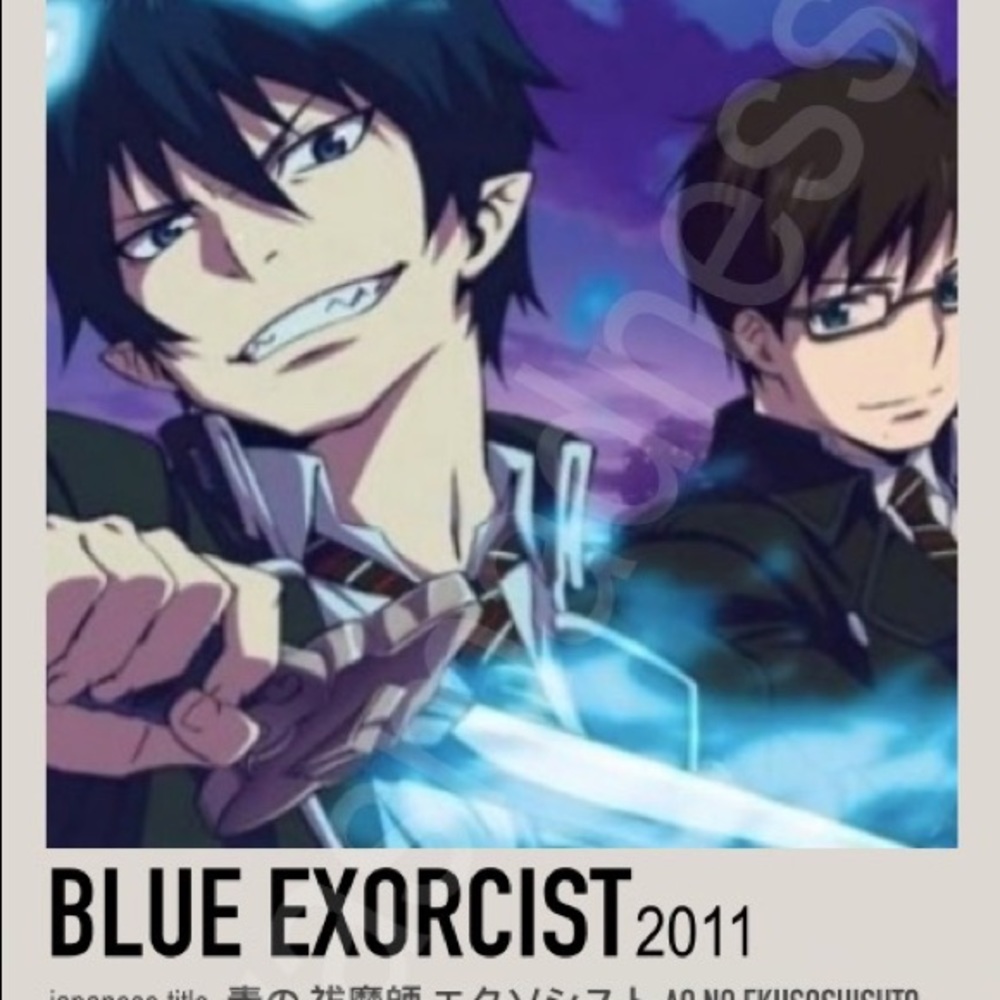 Blue Exorcist Anime Keychain